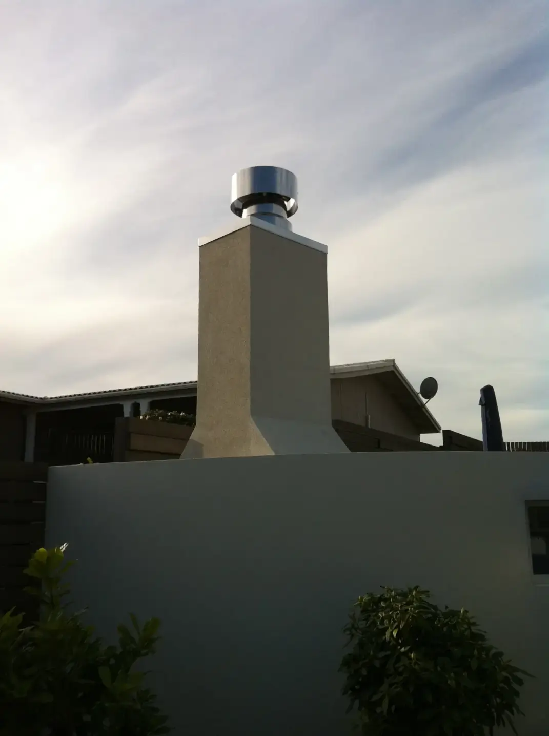 Custom stainless steel residential chimney flue cap